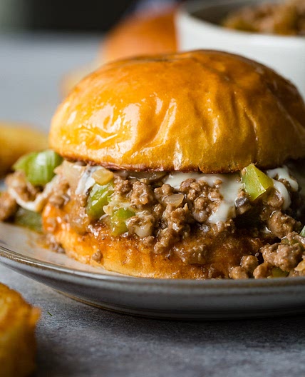 Philly Cheesesteak Sloppy Joes
