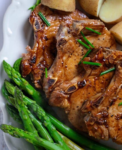 Maple Glazed Pork Chops