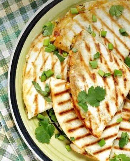 Chicken Quesadillas with Avocado Salsa