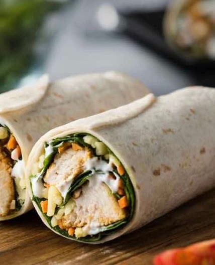 Hummus Chicken Wrap