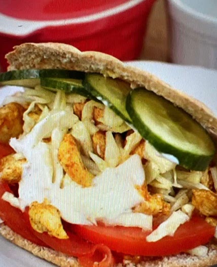 Chicken Wrap with Garlic Sauce