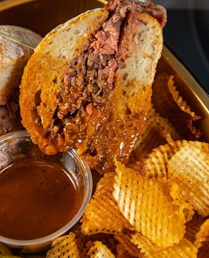 We'd Show Up to Any Super Bowl Party For Prime Rib French Dip Sandwiches