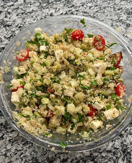 Quinoa Tabbouleh with Feta