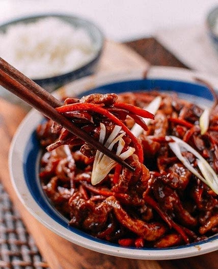 Shredded Pork Stir Fry With Sweet Bean Sauce