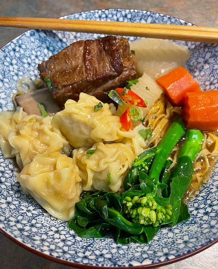 Shrimp & Pork Wontons