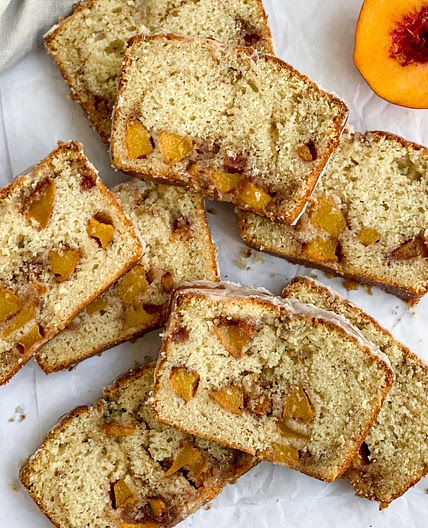 Peach Cobbler Pound Cake