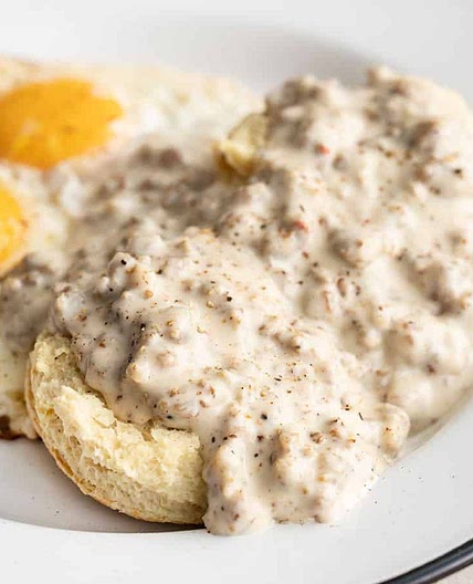 Sausage Gravy Biscuits