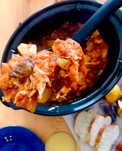 Crock Pot Chicken Cacciatore with Potatoes