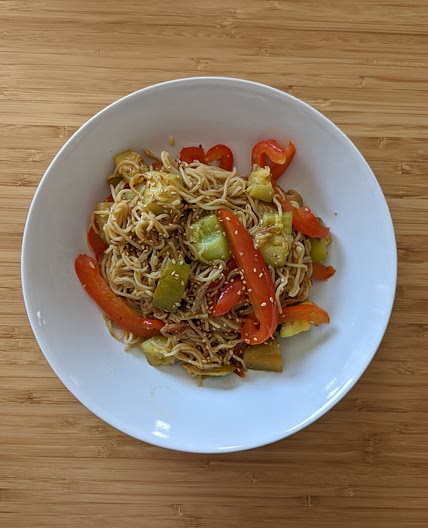 Nouilles aux légumes