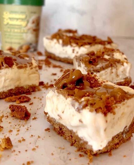 Banana Pudding Ice Cream Cookie Bars