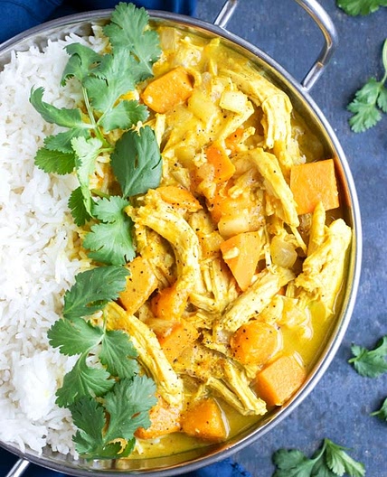 Slow Cooker Yellow Chicken Curry