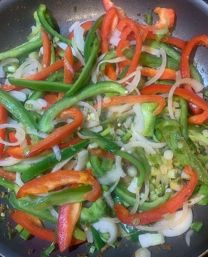 Vegetables sautée in vinegrette