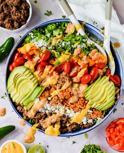Healthy 7 Layer Salad