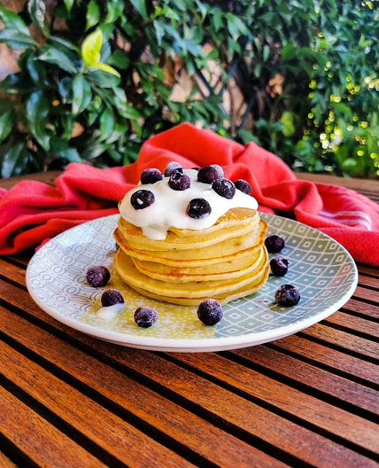 Pancakes végan a la banane
