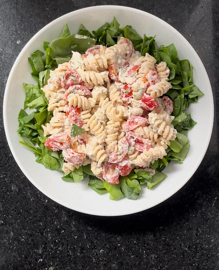 Creamy Greek Pasta Salad