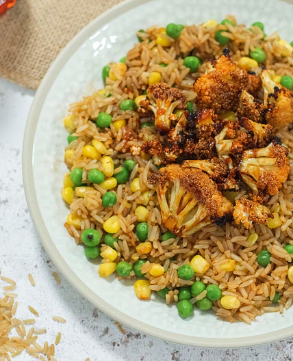 maple sriracha cauliflower
