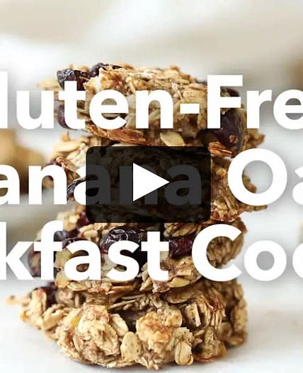 Banana Oat Breakfast Cookies