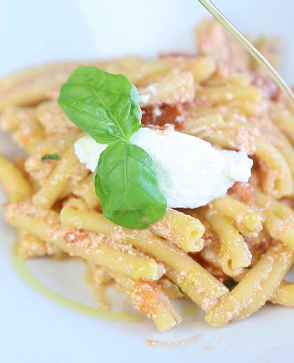 Pasta ricotta and tomato 🍅 