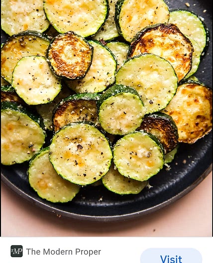 Roasted Parmesan Zucchini