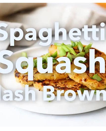 Spaghetti Squash Hash Browns