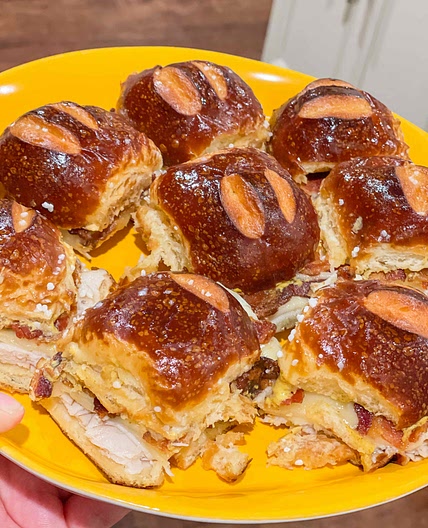 Turkey Bacon Sliders 