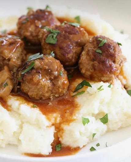 Salisbury Steak Meatballs 