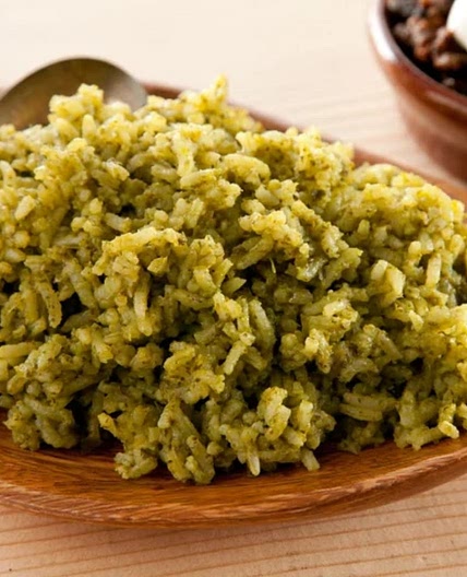 Spicy Green Rice (Arroz Verde)
