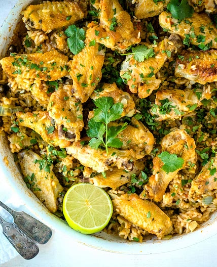 Chicken and Rice with Cumin and Cilantro