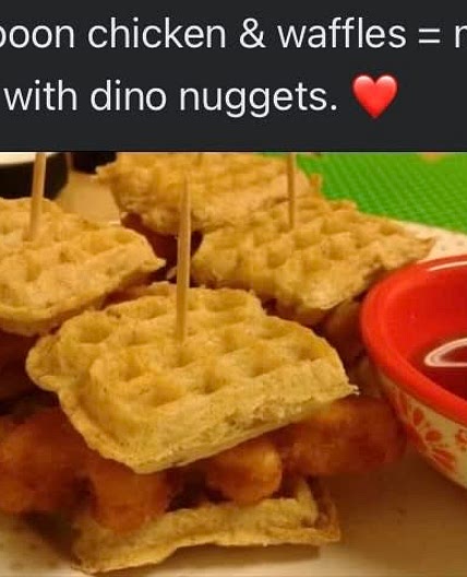 Low Spoon Chicken and Waffles