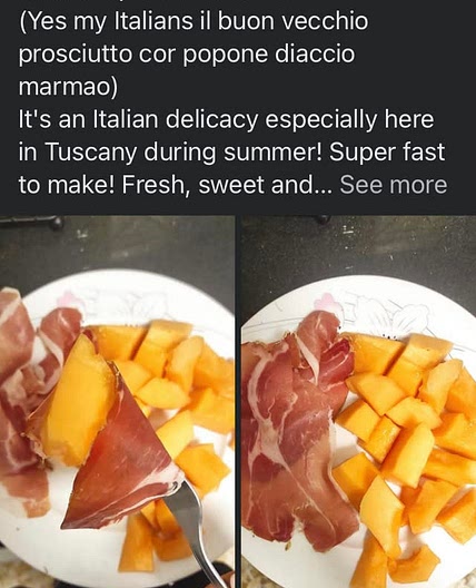 Prosciutto and Cantaloupe