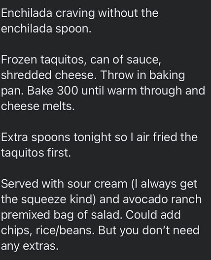 Low Spoon Enchiladas