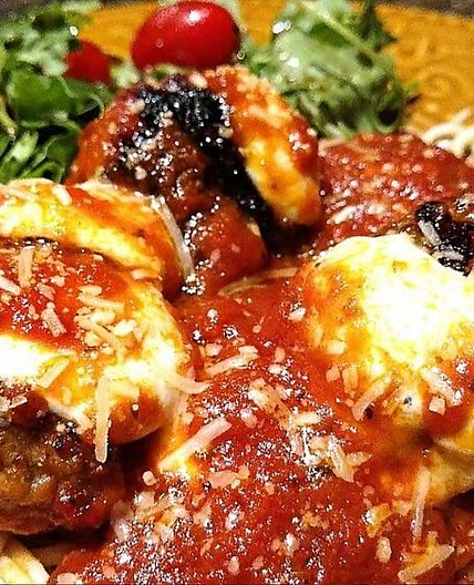 Sun-dried Tomato Meatballs Recipe: Meatballs in a Sun-dried Tomato Sauce With Fresh Mozzarella