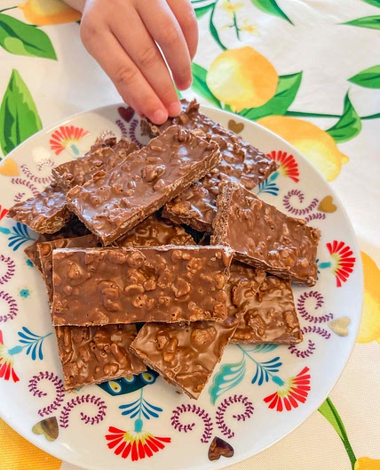Chocolate crunchy bars 