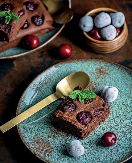 Brownie z czereśniami
