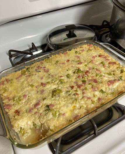 Keto Ham and Broccoli Bake