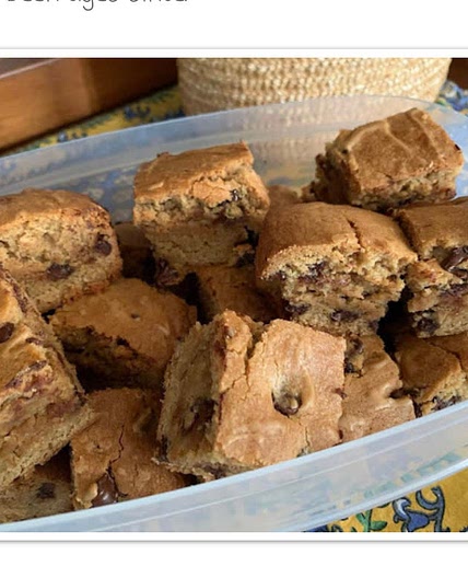 Chocolate Chip Blondies