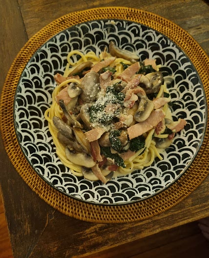 Cavolo Nero and Pancetta Pasta