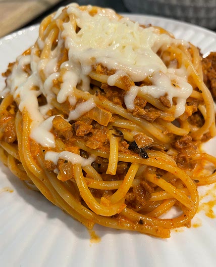 Soy Chorizo Pasta