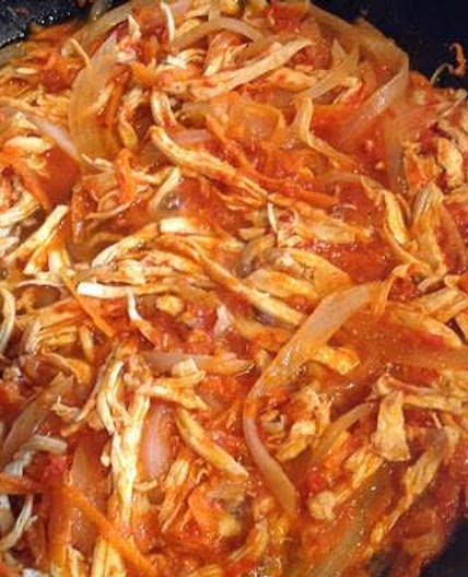 Tinga de pollo