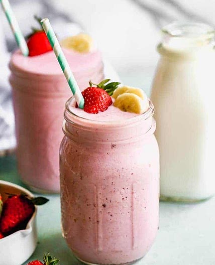 Strawberry Banana Smoothie 