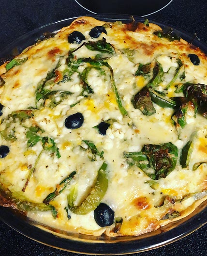 Italian Spinach-Cottage Cheese Pie