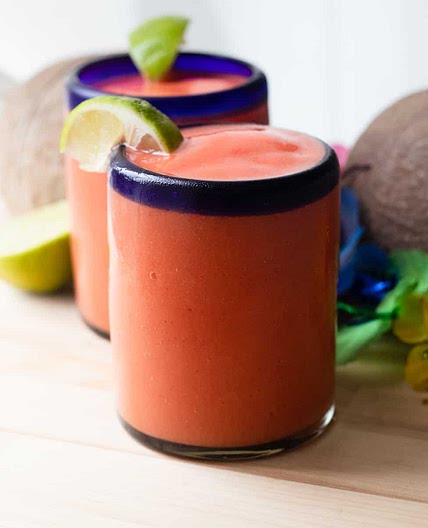 Virgin Mango Strawberry Margarita Recipe
