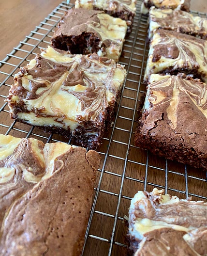 Cheesecake Swirl Brownies