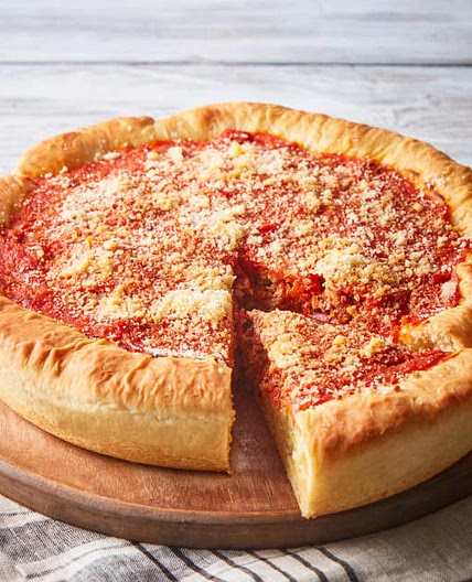 Chicago-Style Deep Dish Pizza
