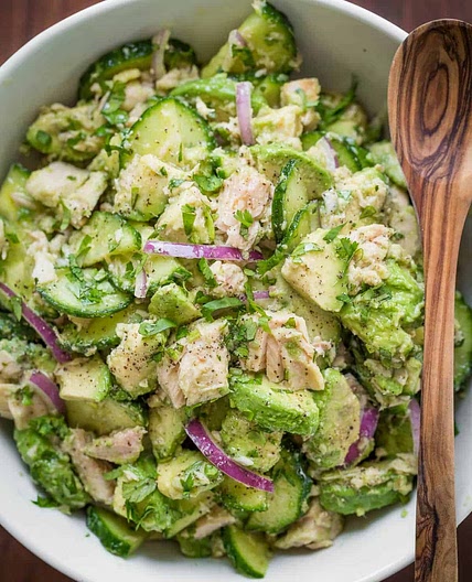 🥑  and tuna salad (P : 42g)