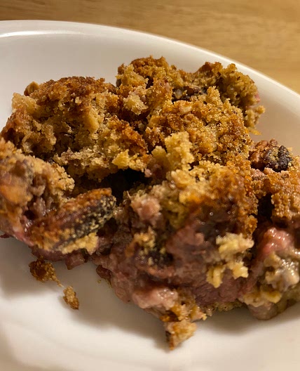 Strawberry Pecan Cake (Gluten-free)