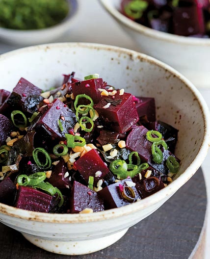 Sesame beetroot side salad