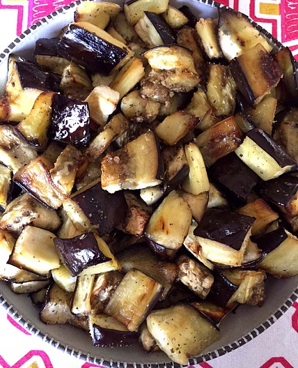 Roasted eggplant