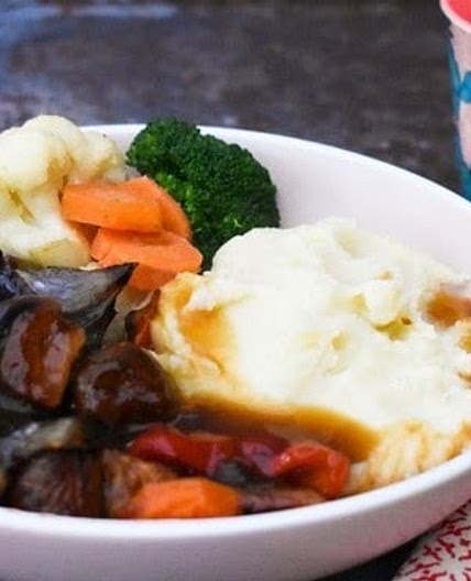 Vegan Sausage and Sweet Potato Bake