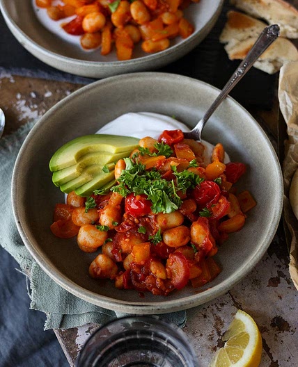 Harissa Spiced Beans